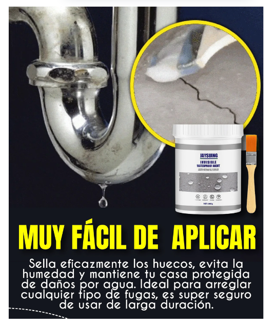 🔒 Impermeabilizante transparente  – Protección total contra humedad, moho y mal olor 💧✨