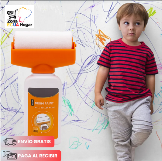 🧽✨ InstaClean Walls™ – Rodillo Restaurador efectivo contra manchas, grasas y rayones ⚡